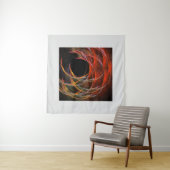 Brechen der Abstrakten Kunst des Kreises Wandteppich (Beispiel)