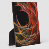 Brechen der Abstrakten Kunstszene des Kreises Fotoplatte (Seite)