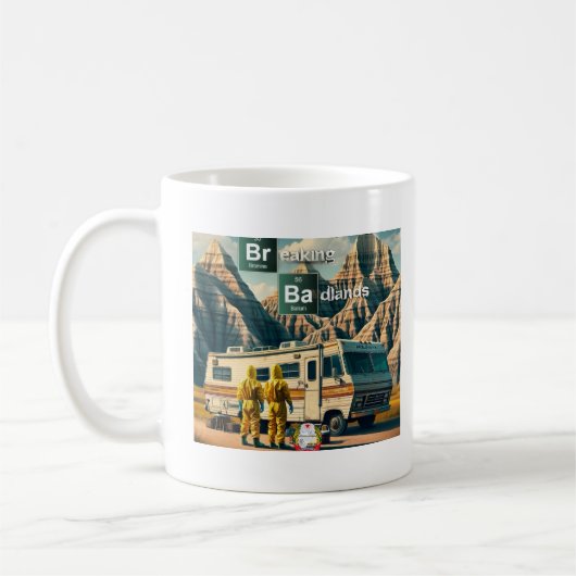 Brechen der Badlands-Tasse Kaffeetasse (Links)