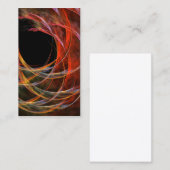 Brechen der Circle Abstrakt Art Business Card Visitenkarte (Vorne/Hinten)