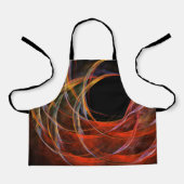 Brechen der Circle Abstrakt Art Schürze (Vorderseite)