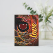 Brechen der Circle Liebe Postkarte (Stehend Vorderseite)
