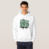 Brechen der Regeln - Motivierend Hoodie für Männer (Vorne ganz)