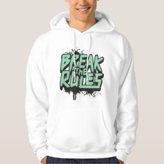 Brechen der Regeln - Motivierend Hoodie für Männer