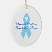 Brechen der Silence Ribbon Keramik Ornament (Rechts)