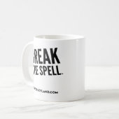 Brechen der Zauber-Tasse Kaffeetasse (Vorderseite Links)