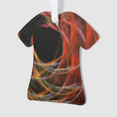 Brechen des Circle Abstrakt Art Acrylic-Shirt Ornament (Vorderseite)