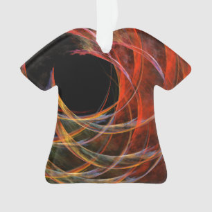 Brechen des Circle Abstrakt Art Acrylic-Shirt Ornament