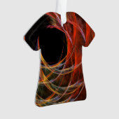 Brechen des Circle Abstrakt Art Acrylic-Shirt Ornament (Vorderseite)