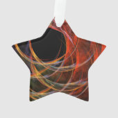 Brechen des Circle Abstrakt Art Akrylus Star Ornament (Rückseite)