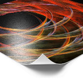 Brechen des Circle Abstrakt Art Foto Print (Ecke)