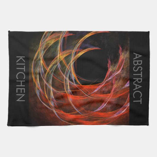 Brechen des Circle Abstrakt Art Küchentuch (Horizontal)