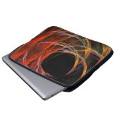 Brechen des Circle Abstrakt Art Laptop-Sieb Laptopschutzhülle (Vorne Knopf)