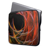 Brechen des Circle Abstrakt Art Laptop-Sieb Laptopschutzhülle (Vorderseite Links)