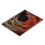 Brechen des Circle Abstrakt Art Notebook Notizblock (Linke Seite)