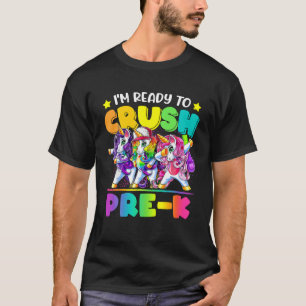 Brechen des vorkaribischen Dabbing Einhorn zurück T-Shirt