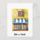 Brechen Postkarte (Vorderseite)