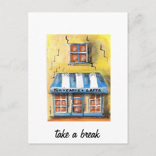 Brechen Postkarte (Vorderseite)