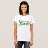 Brechen Sie das Stigma suchen Hilfe T-Shirt (Vorne ganz)