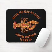Brechen Sie den Kopf Crawfish Mousepad (Mit Mouse)