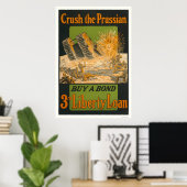 Brechen Sie den Preußen ab - Kaufen Sie eine Anlei Poster (Heimbüro)