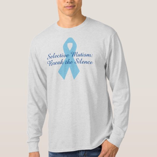 Brechen Sie den Silence Ribbon-T - Shirt (Vorderseite)