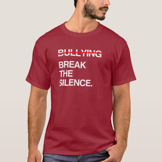 BRECHEN SIE DIE SILENZ AUF DEM BULLYN T-Shirt (Vorderseite)