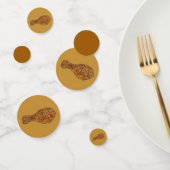 Brechen Sie ein leg-fried Hühnchen Drumstick Soul  Konfetti (Gruppe)