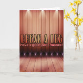 Brechen Sie eine Bein-Karte Karte (Gelbe Blume)