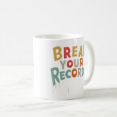 Brechen Sie Ihre Platten Tri-Blend-Shirt Kaffeetasse (VorderseiteRechts)
