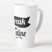 Brechen Sie Ihre routinemäßige Tasse ab (Rechte Ecke)