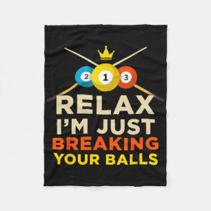 Brechen Sie Ihren Ball Pool Billard Novelty Hob Fleecedecke