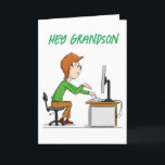 BRECHEN SIE IHREN GEBURTSTAG GRANDSON KARTE<br><div class="desc">VIELEN DANK,  DASS SIE VON EINER MEINER ACHT GESCHICHTEN GESCHAFFEN HABEN!</div>