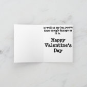 Brechen Sie nicht mein Herz Feiertagskarte (Innenseite)