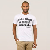 Brechen Sie oben T-Shirt (Vorne ganz)