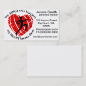 Brechen Sport-Sperren-des persönlichen Visitenkarte (Vorne/Hinten)