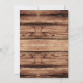 Brechen vor der Party Einladung (Rückseite)