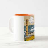 Brechen Zweifarbige Tasse (Vorderseite Links)