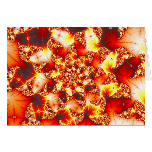 Brechende Hitze - Fraktal-Karte (Vorderseite (Horizontal))