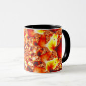 Brechende Hitze - Fraktal-Tasse Tasse (VorderseiteRechts)