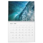 Brechende Wellen-Wandkalender Kalender (Mär 2027)