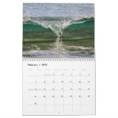 Brechende Wellen-Wandkalender Kalender (Feb 2027)