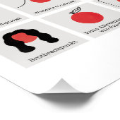 Brechpunkt-Variationen für Programmierer Poster (Ecke)