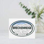 BRECK - Breckenridge Colorado Rocky Mountains Postkarte (Stehend Vorderseite)