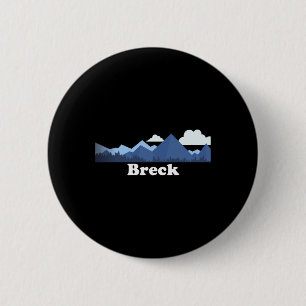 Breck Colorado Rocky Mountains Co Souvenir Kletter Button