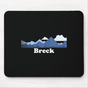 Breck Colorado Rocky Mountains Co Souvenir Kletter Mousepad