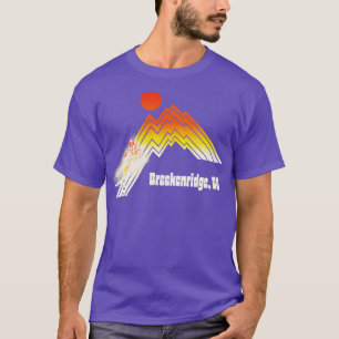 Breckenridge Colorado 70er Jahre Retro Souvenir St T-Shirt