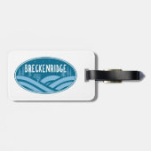 Breckenridge Colorado Außenbereich Gepäckanhänger (Rückseite horizontal)