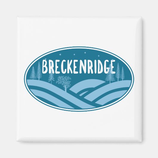 Breckenridge Colorado Außenbereich Magnet (Vorne)
