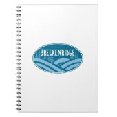 Breckenridge Colorado Außenbereich Notizblock (Vorderseite)